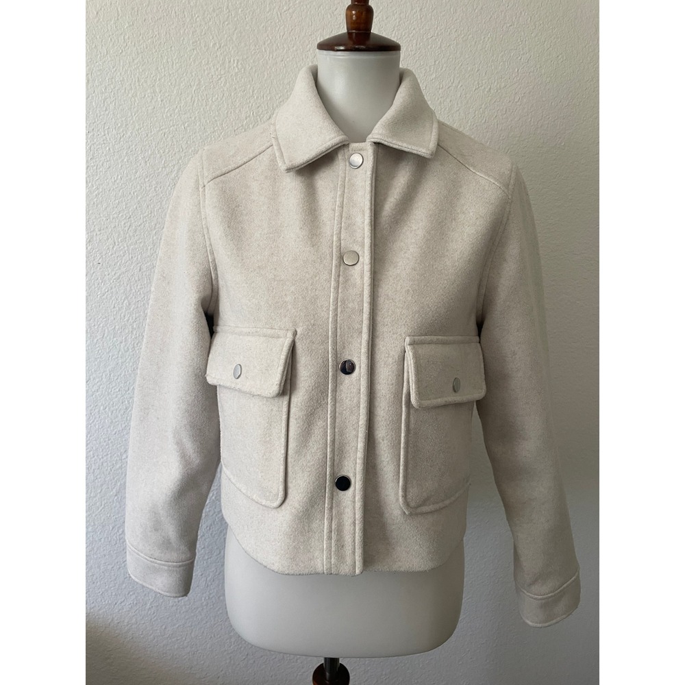 Zara Cropped Jacket Women S Modern Utility Shacket Boxy Quiet Luxury Minimalist